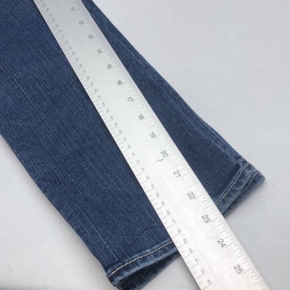 VINTAGE SILVER FRANCES DENIM CAPRIS 27x23 ๐ - Picture 11 of 13